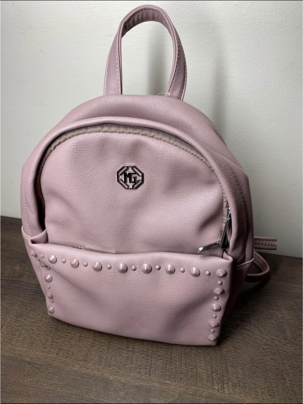 MG Marina Galanti Womens / Girls PU Leather School Backpack Travel Bag